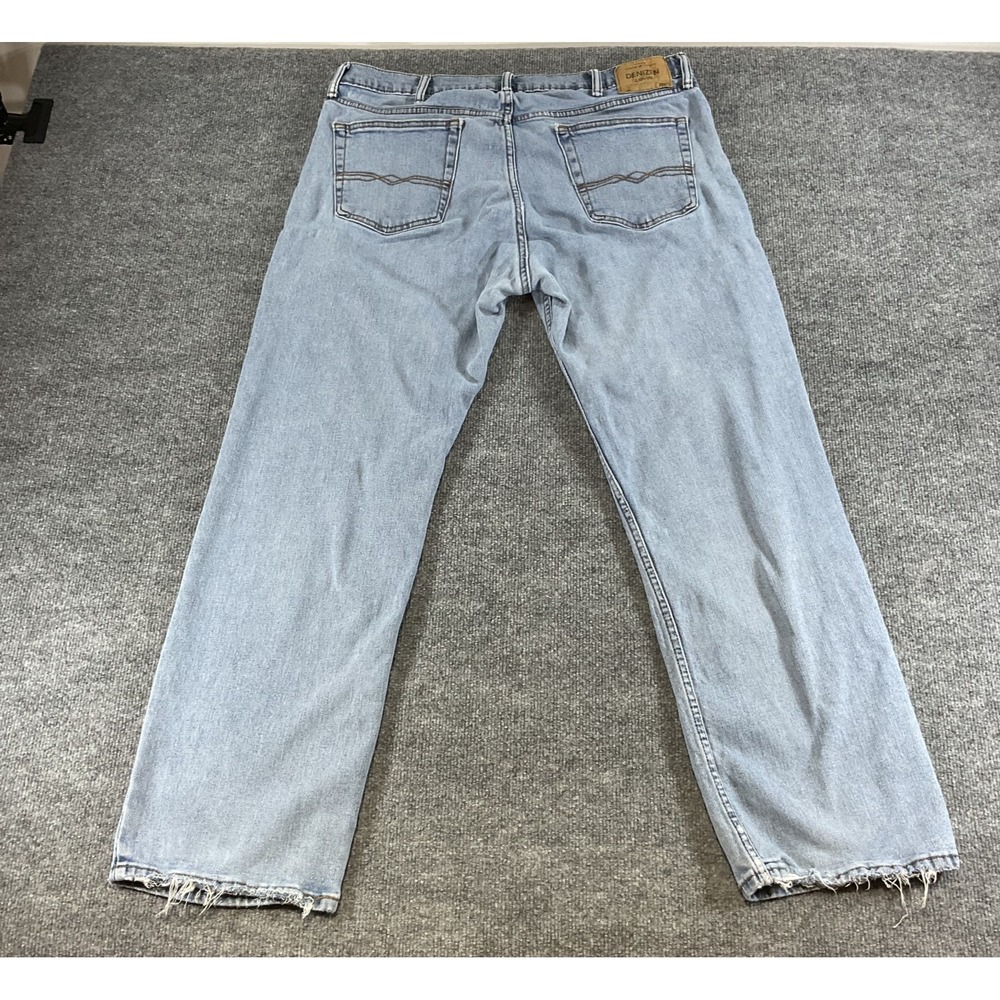 Denizen Levi's 285 Relaxed Fit Jeans Mens 40x32 Light Wash Blue Denim Pants